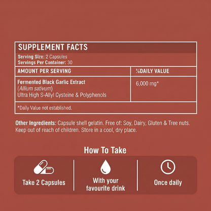 90-Day Fermented Black Garlic Extract