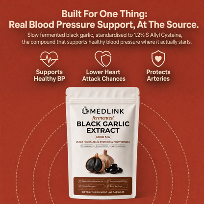 90-Day Fermented Black Garlic Extract For Blood Pressure